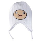 ADVENTURE TIME Finn Youth Laplander Beanie Hat, White