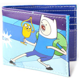 ADVENTURE TIME Finn and Jake Bifold Wallet, Blue