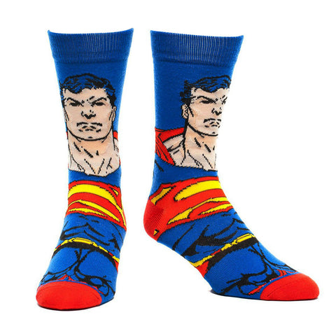 DC COMICS SUPERMAN Crew Socks, 39/42