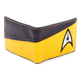 STAR TREK Into Darkness Command Logo Bi-fold Wallet, Yellow/Dark Grey