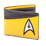 STAR TREK Into Darkness Command Logo Bi-fold Wallet, Yellow/Dark Grey