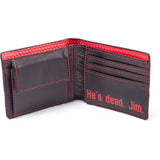 STAR TREK Into Darkness Engineering Logo Bi-fold Wallet, Red/Dark Grey