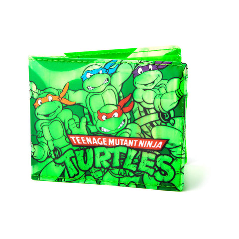 TEENAGE MUTANT NINJA TURTLES (TMNT) Semi-transparant Turtle Shell Bi-fold Wallet, Green