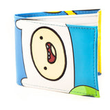 ADVENTURE TIME Finn & Jake Faces Full Colour Bi-fold Wallet, White