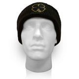 GUINNESS Acrylic Beanie Hat with Logo, Dark Grey/Black