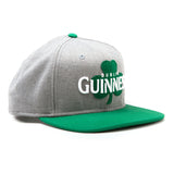 GUINNESS Dublin Shamrock Snapback Baseball Cap, Grey/Green