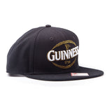 GUINNESS Snapback Baseball Cap with Embroidered Logo